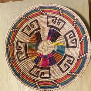 Woven African basket